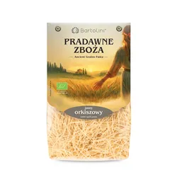 Bartolini Makaron ekologiczny orkiszowy jasny nitka 250g