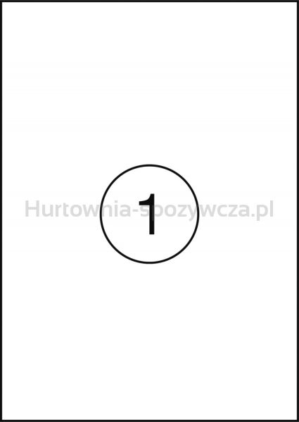 Office Product Etykiety 210x297mm, białe, 100 ark.  - 2