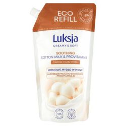 Kremowe mydło w płynie LUKSJA, bawełna, zapas 900ml