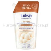 Kremowe mydło w płynie LUKSJA, bawełna, zapas 900ml