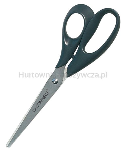 Q-Connect Nożyczki biurowe klasyczne, 21cm, czarne  - 2