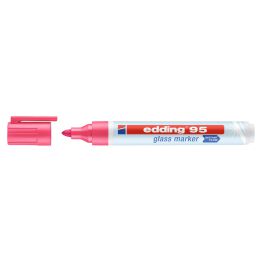 Edding Marker do powierzchni szklanych E-95 1,5-3 mm, różowy 