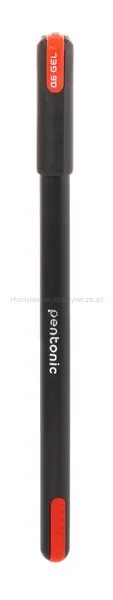 Długopis żelowy PENTONIC, śr. kulki 0,6mm, czerwony