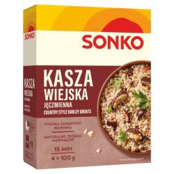Sonko Kasza Jęczmienna Wiejska 4X100 G.