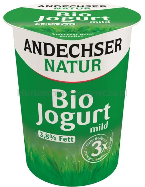 Jogurt Naturalny 3,8% Tł. Bio 500 G