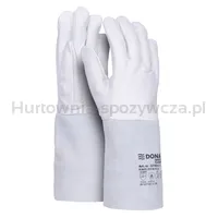 Rękawice spawalnicze DONAU SAFETY DS-WELTIG, TIG, skóra kozia, rozm. 10/XL, biało-szare - 6