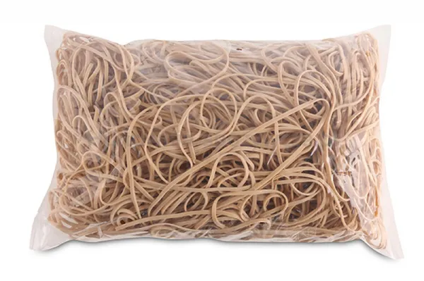 Office Products Gumki recepturki średnica 130mm, 1,5x3mm, 60% kauczuku, 1000g, zgrzewka, naturalne 