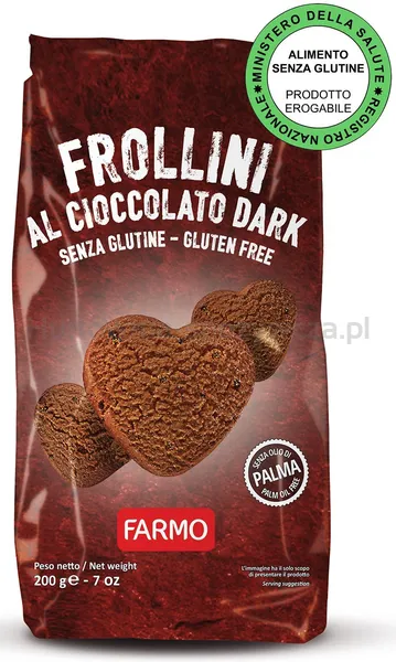 Ciasteczka czekoladowe B/L BEZGL. 200 g