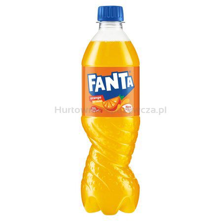 Napój Fanta Orange Mniej Cukru Gaz 500 Ml Coca-Cola Pet