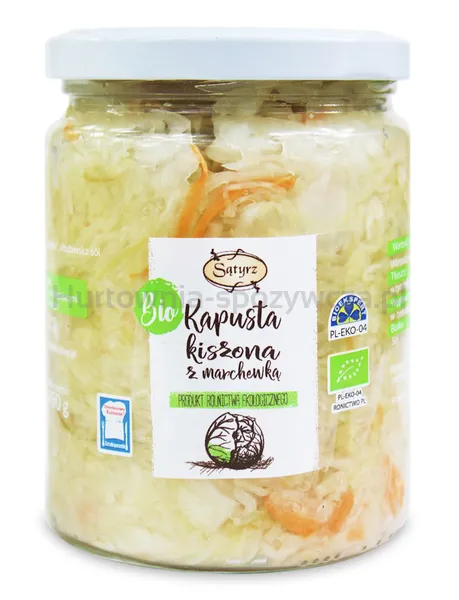 Kapusta Kiszona Z Marchewką Bio 800 G