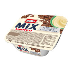 Muller Mix Jogurt Waniliowy Z Dodatkiem Czekoladowych Płatków 130G