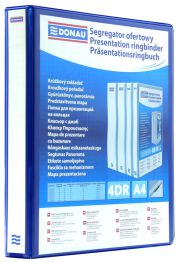 Donau Segregator ofertowy PP, A4/4RD/65, niebieski 
