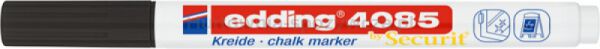 Edding Marker kredowy e-4085 1-2 mm, czarny  - 2