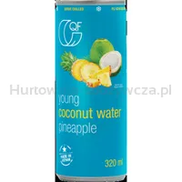 Quality Food woda kokosowa z sokiem ananasowym 320ml