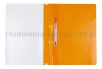 Office Products Skoroszyt, Pp, A4, 2 Otwory, 100/170Mikr., Wpinany, Pomarańczowy  - 2