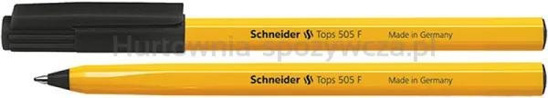 Długopis SCHNEIDER Tops 505, F, czarny