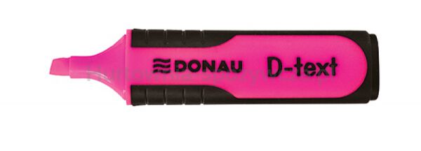 Donau Zakreślacz fluorescencyjny D-Text, 1-5mm (linia), różowy  - 2