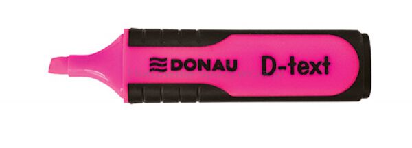 Donau Zakreślacz fluorescencyjny D-Text, 1-5mm (linia), różowy  - 2
