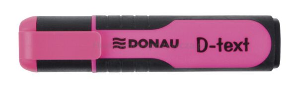 Donau Zakreślacz fluorescencyjny D-Text, 1-5mm (linia), różowy 