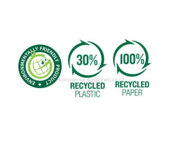 Długopis ICO Green, brązowy  - 2