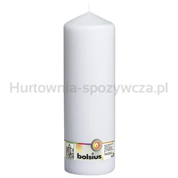 Bolsius Świeca Pieńkowa 300/98 Biała