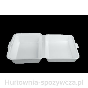 Huhtamaki Hamburgerbox Podwójny Styropianowy (Xps) Biały 50 Szt