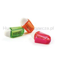 Temperówka plastikowa KEYROAD z gumką, Twist, pojedyńcza, w plastikowej tubie - 4