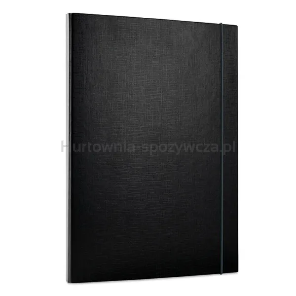 Office Products Teczka Z Gumką, Pp, A4/15, 3-Skrz., Czarna 