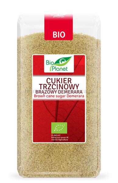 Bio Planet  Cukier Trzcinowy Demerara Bio 500 G 