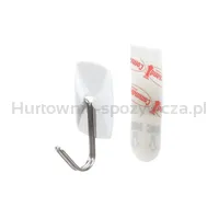 Haczyki Command™ (17067CLR PL), z metalowym uchwytem, 3 haczyki i 4 małe paski, transparentne - 3