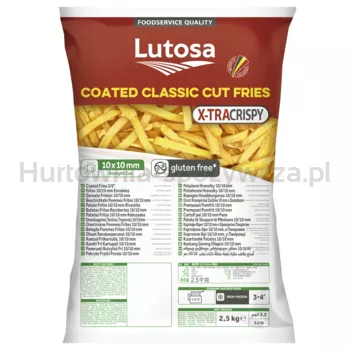 Lutosa Frytki proste, chrupiące 10/10mm X-tracrispy 2,5 kg