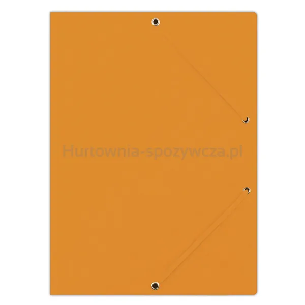 Donau Teczka Z Gumką Preszpan, A4, 390Gsm, 3-Skrz., Pomarańczowa 
