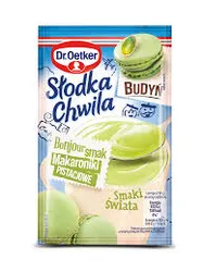 Dr.Oetker Słodka Chwila Budyń Makaroniki pistacjowe 43g