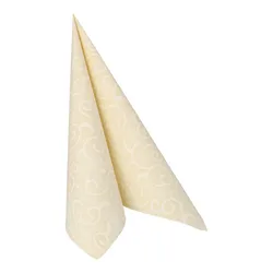 Serwetki, &quotROYAL Collection&quot, składane w 1/4, 40 cm x 40 cm, szampańskie, &quotCasali&quot, 50 szt.