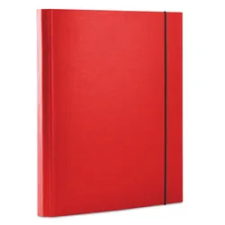 Teczka Z Gumką Office Products, Pp, A4/30, 3-Skrz., Czerwona