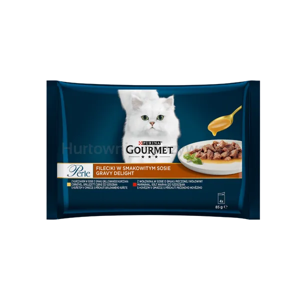 GOURMET PERLE Gravy Delight Kurczak 4x85g