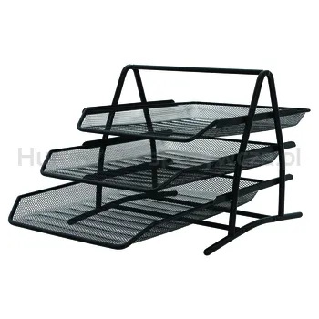 Zestaw na biurko Q-CONNECT Office Set metalowy 3 szufladki czarny