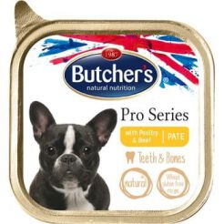 Butcher'S Pro Series Dog Teeth&AmpBones Z Drobiem I Wołowiną Pasztet 150G