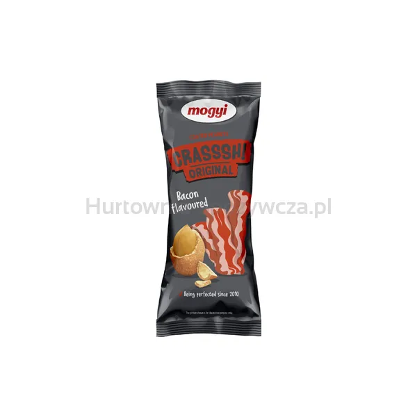 Crasssh Original - orzeszki ziemne w skorupce o smaku bekonu 60g Mogyi