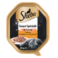 Sheba Tacka Sauce Speciale W Sosie Frykasy Z Indykiem I Warzywami 85G