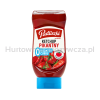 Pudliszki Ketchup pikantny zero cukru 440g