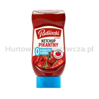 Pudliszki Ketchup pikantny zero cukru 440g