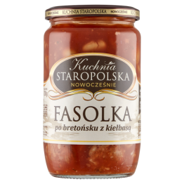 Kuchnia Staropolska Fasolka Po Bretońsku Z Kiełbasą 700 G