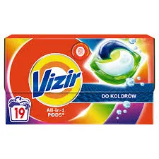 Vizir Kapsułki do prania All in1 PODS Color 19 szt. (19 x 18,2 g)