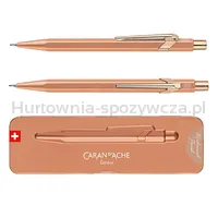 Ołówek automatyczny CARAN D'ACHE 844 Brut Rose, w pudełku, różowe złoto - 2
