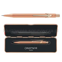 Ołówek automatyczny CARAN D'ACHE 844 Brut Rose, w pudełku, różowe złoto - 4