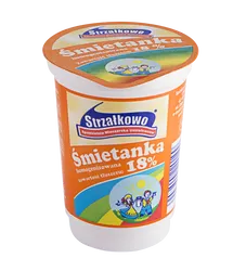 Strzałkowo Śmietana 18% 400G
