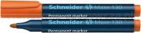Schneider Marker permanentny Maxx 130, okrągły, 1-3mm, pomarańczowy 