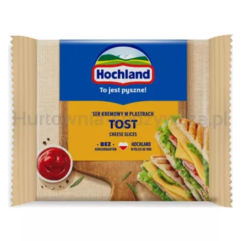 Hochland Tost Ser kremowy topiony w plastrach 130g