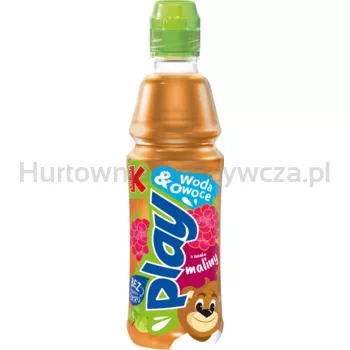 Kubuś Play! Woda i owoce Jabłko malina Napój owocowy 400 ml